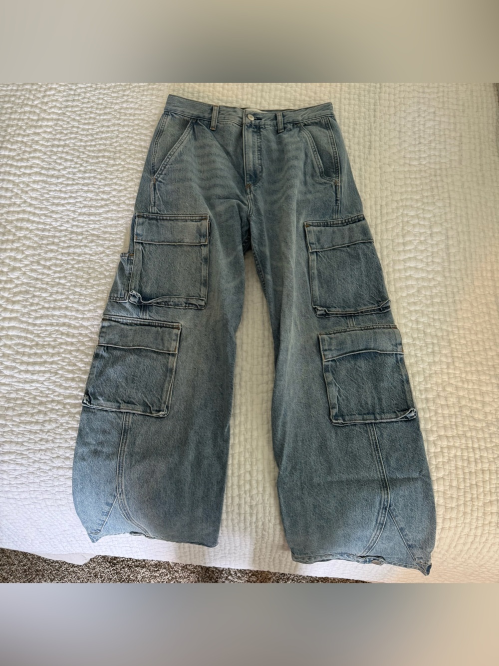 denim forum cargo jeans
